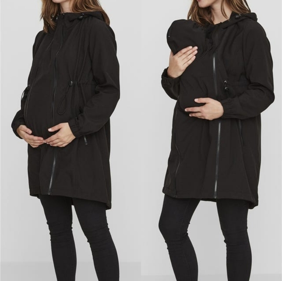 Thyme double layer maternity jacket with extension - Picture 8 of 8